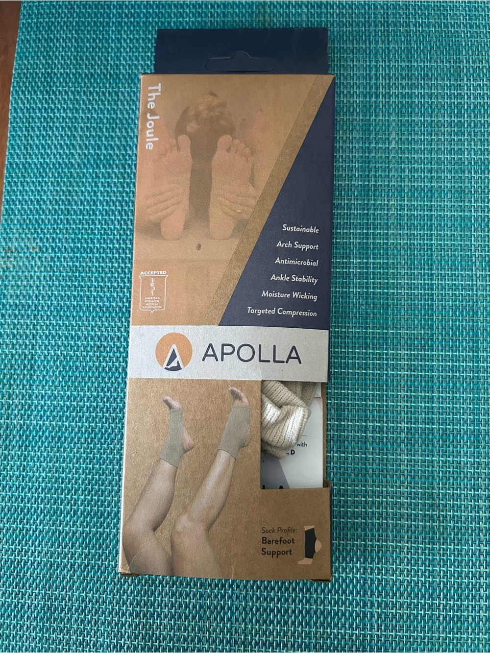 Apolla Women’s Barefoot Support Ankle Socks - Cream